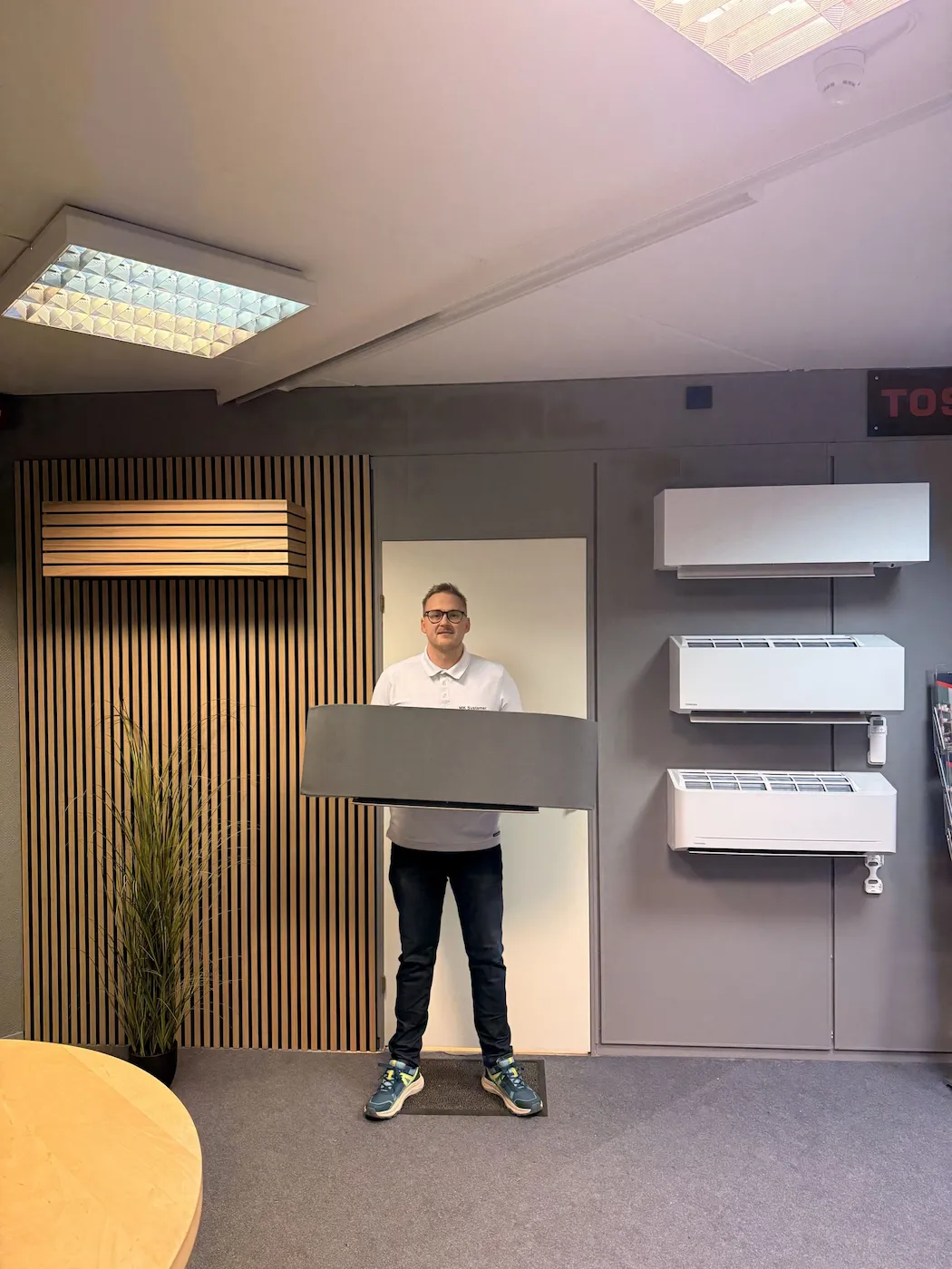 Cubra varmepumpehus – showroom Sandnes